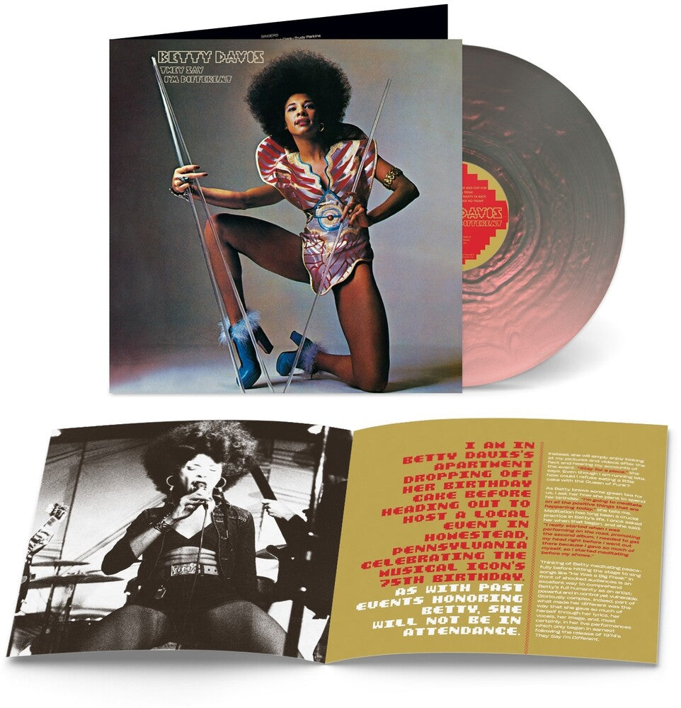 Betty Davis - They Say I'm Different [Colored Vinyl] [With Booklet] (Exp) [PRE-ORDER]
