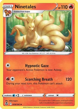 Ninetales 018/195 - SWSH12 Silver Tempest