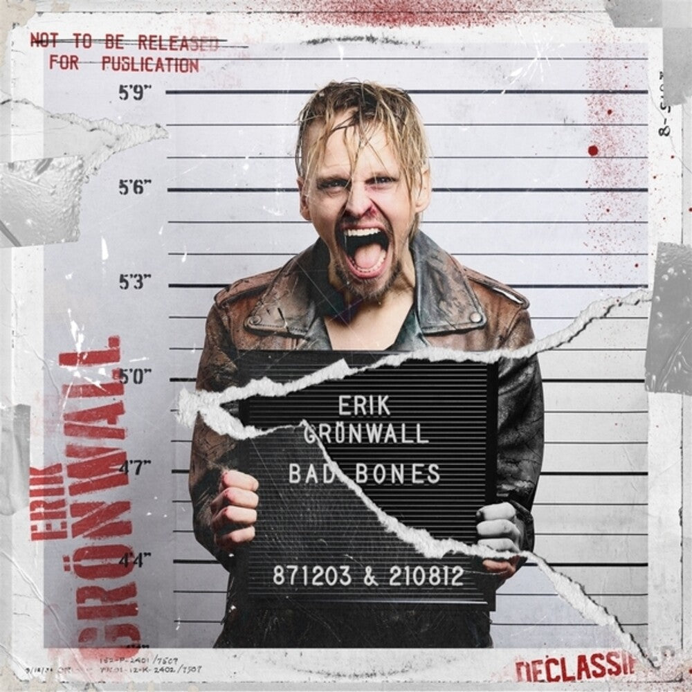 Erik Gronwall - Bad Bones (red Splatter Vinyl) (i) [LP]