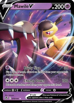Mawile V 070/195 - SWSH12 Silver Tempest Holofoil