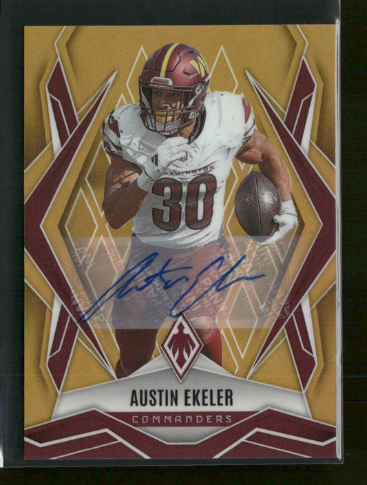 2025 Panini Phoenix Gold Prizm Austin Ekeler #/10 #103