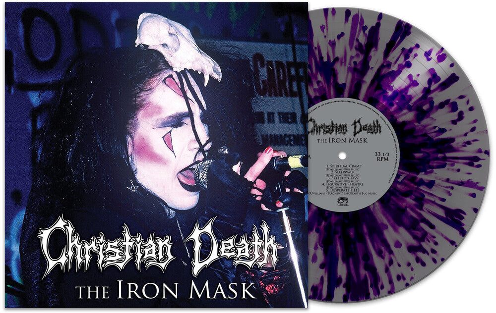 The Iron Mask [Purple/Silver Splatter]