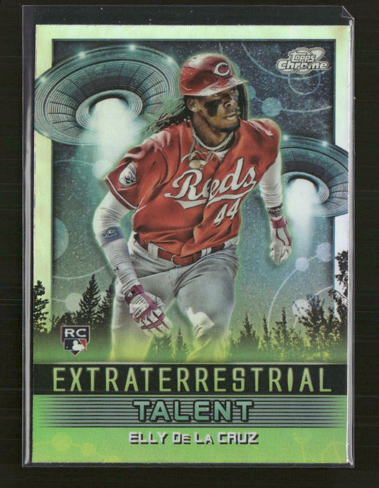 2024 Topps Chrome Cosmic Extraterrestrial Talent Elly De La Cruz #ET-2 - Golden Apple Comics