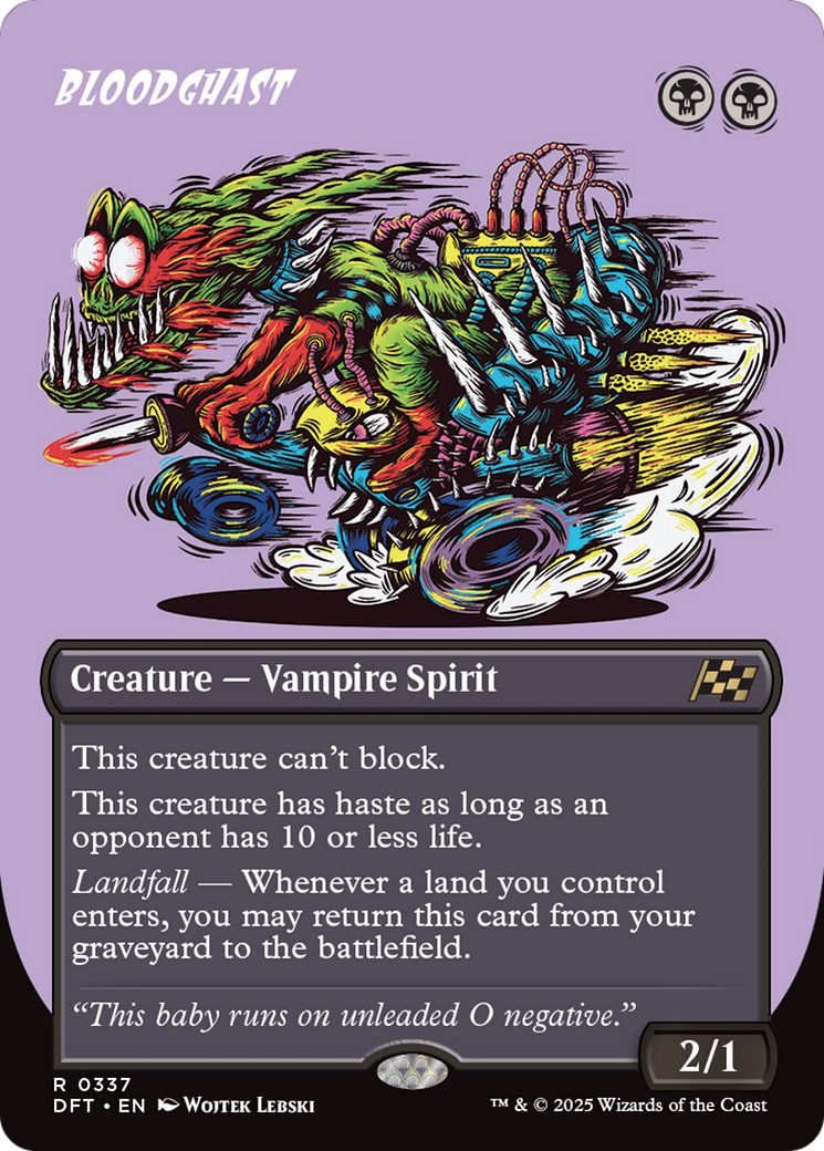 Bloodghast (DFT-337) - Aetherdrift (Borderless) Foil