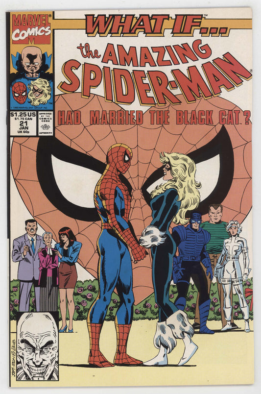 What If 21 Marvel 1990 NM Amazing Spider-Man Annual 21 Black Cat Wedding