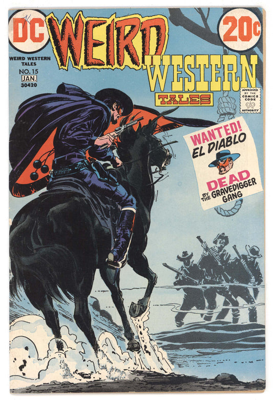 Weird Western Tales 15 DC 1972 GD VG Neal Adams El Diablo Noose