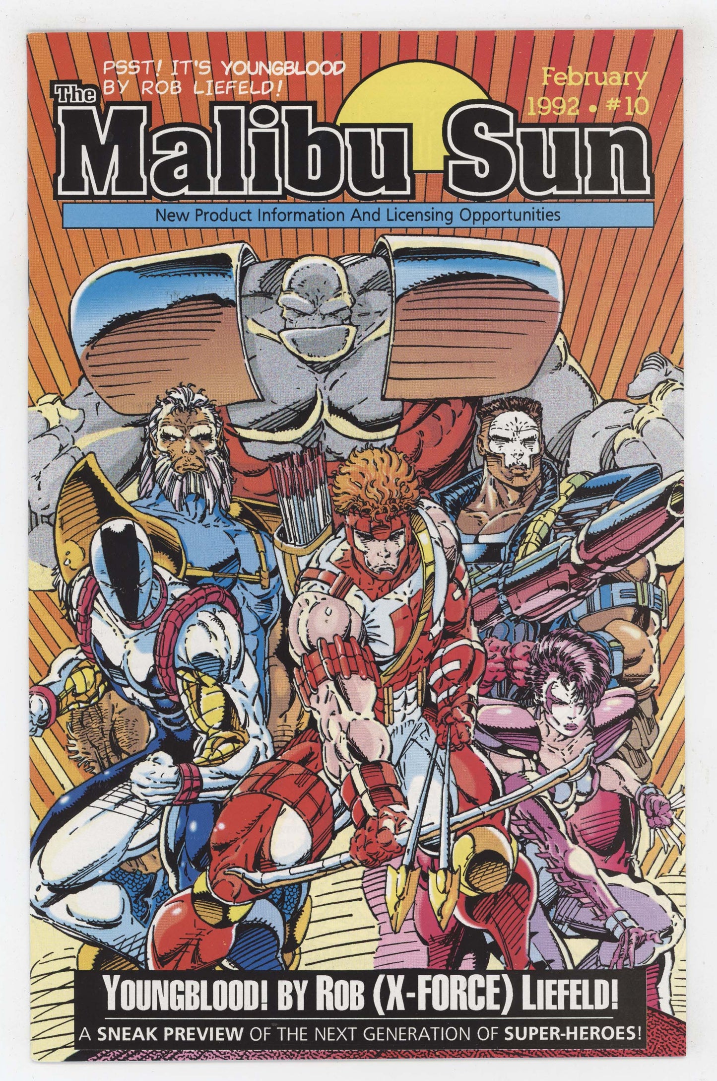 Malibu Sun 10 1992 NM Youngblood Prophet Rob Liefeld