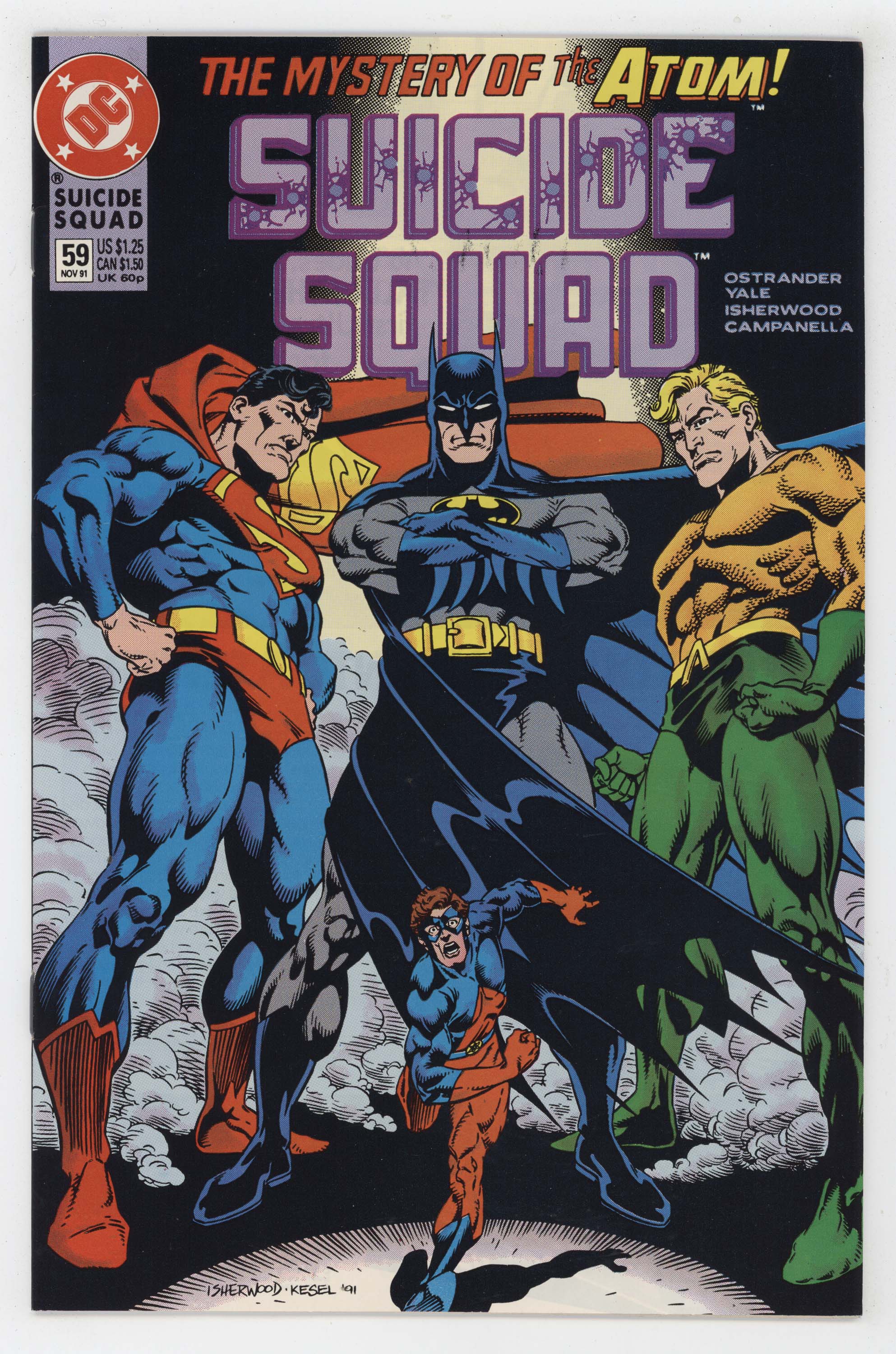 Suicide Squad 59 1st Series DC 1991 NM Atom Superman Batman