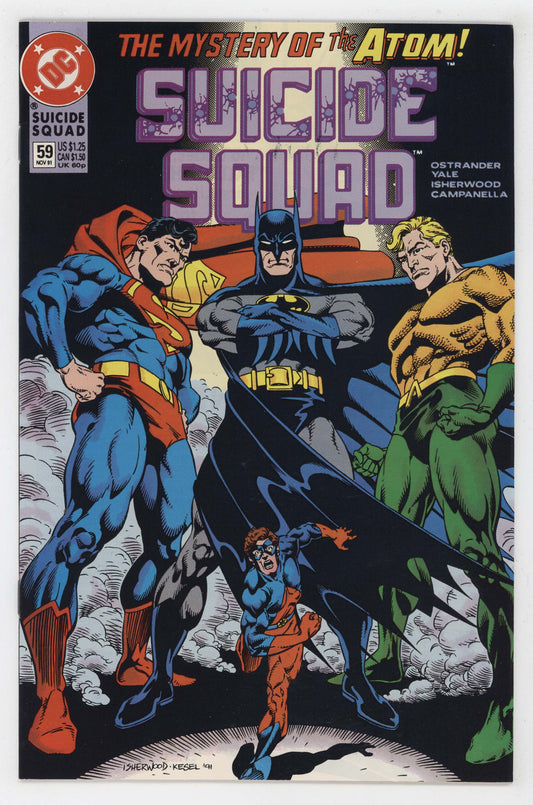 Suicide Squad 59 1st Series DC 1991 NM Atom Superman Batman Aquaman