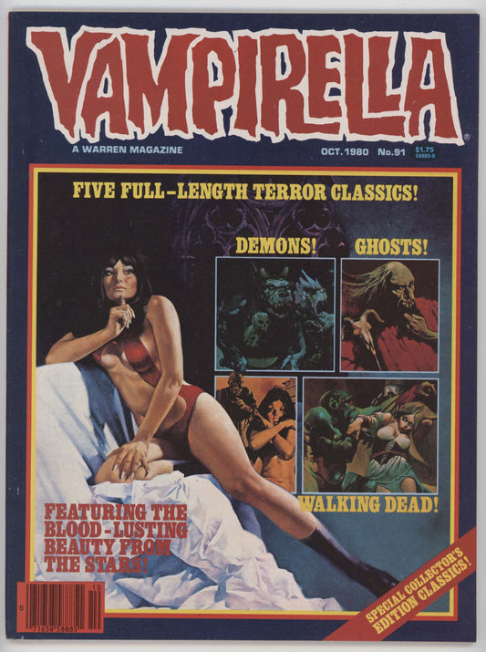 Vampirella 91 Warren 1980 VF Enrich Torres GGA Magazine