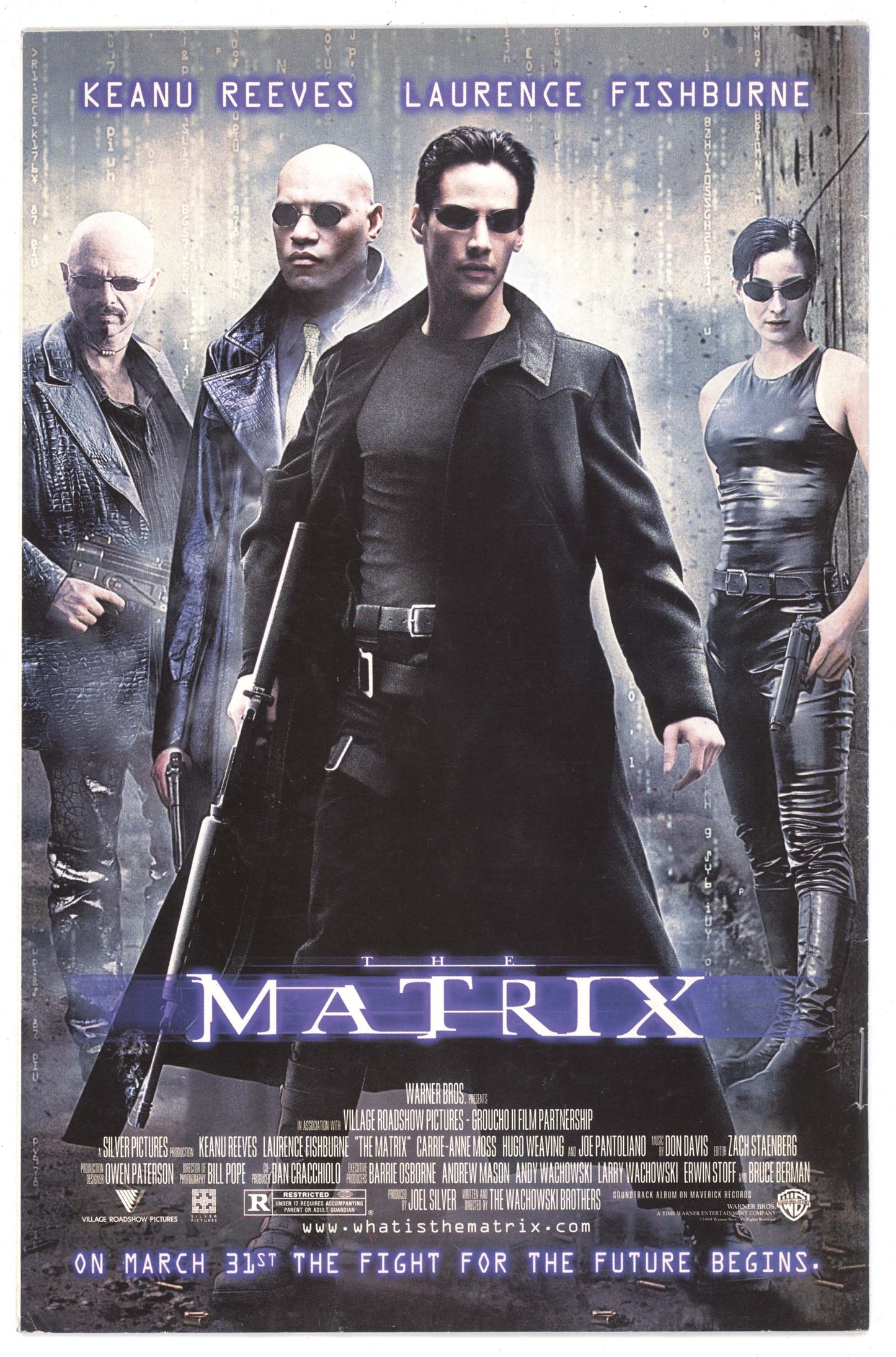 Matrix Comic Book Preview 1 Warner Bros 1999 VG Recalled Keanu Reeves