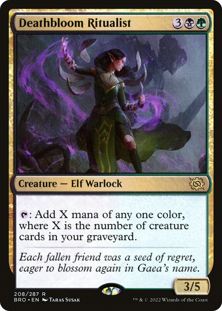 Deathbloom Ritualist (BRO-208) - The Brothers' War