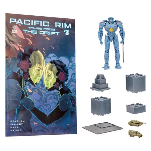 McFarlane Toys Pacific Rim Jaeger Wave 1 4-Inch Scale Action Figure with Comic Book - Choose a Figure