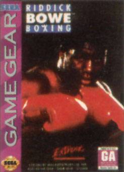 Riddick Bowe Boxing (Sega Game Gear)