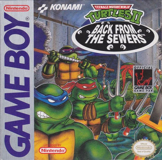 Teenage Mutant Ninja Turtles II Back from the Sewers (Gameboy)