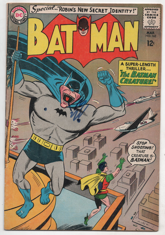 Batman 162 DC 1964 VG Sheldon Moldoff Bat-Hound Robin USA Air Force