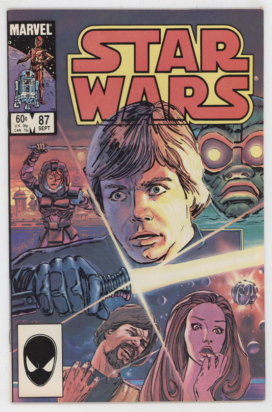 Star Wars 87 Marvel 1984 NM Luke Skywalker Kiro Tom Palmer
