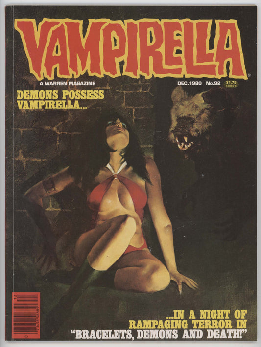 Vampirella 92 Warren 1980 VF Enrich Torres GGA Magazine