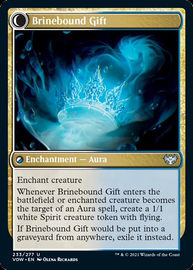 Brine Comber // Brinebound Gift (VOW-233) - Innistrad: Crimson Vow: (Double Faced Transform) Foil