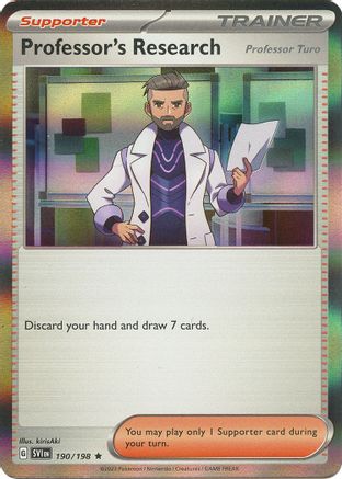 Professor's Research 190/198 - SV01 Scarlet & Violet Base Set Holofoil