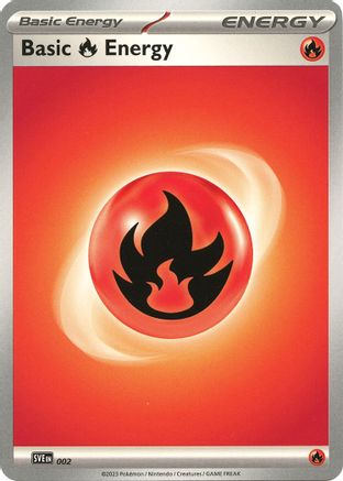 Basic Fire Energy 002 - SV01 Scarlet & Violet Base Set