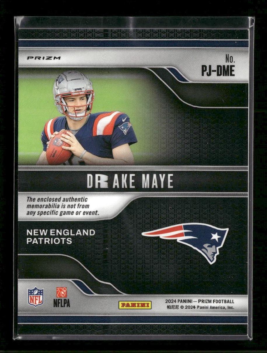 2024 Panini Prizm Premier Jerseys Drake Maye #PJ-DME - Golden Apple Comics