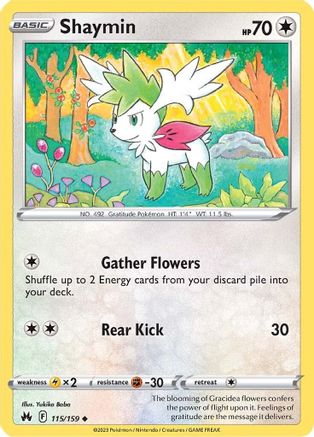 Shaymin 115/159 - Crown Zenith - Golden Apple Comics