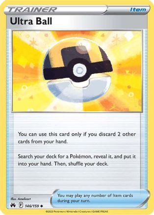 Ultra Ball 146/159 - Crown Zenith - Golden Apple Comics