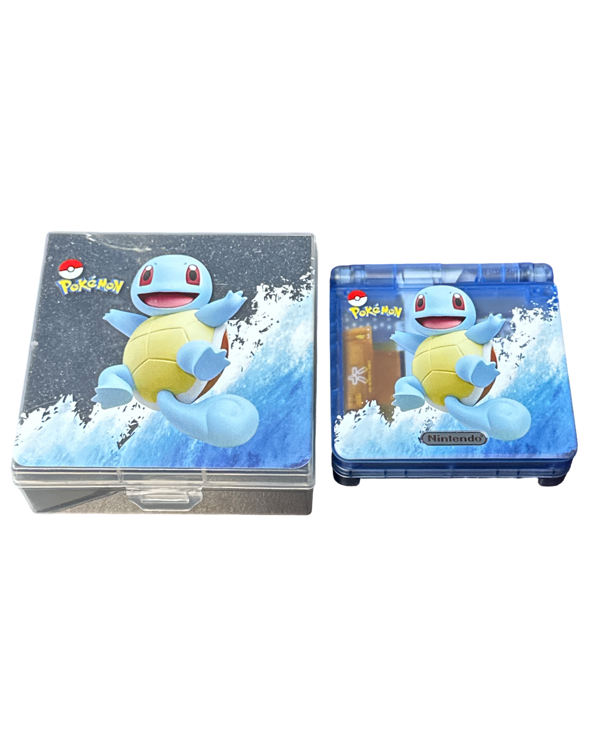 Modded Squirtle Gameboy Advance SP Console