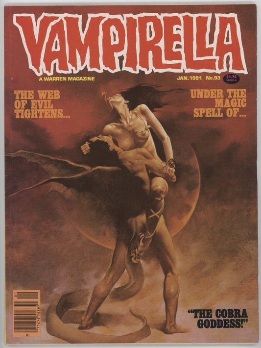 Vampirella 93 Warren 1981 VF Enrich Torres GGA Magazine