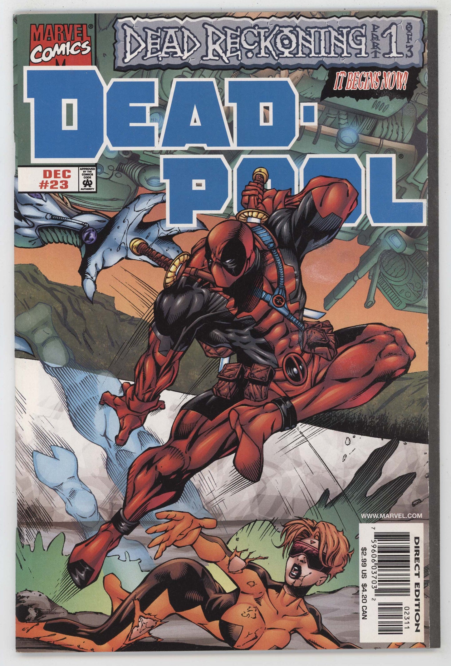 Deadpool 23 Marvel 1998 VF Joe Kelly Dead Reckoning GGA