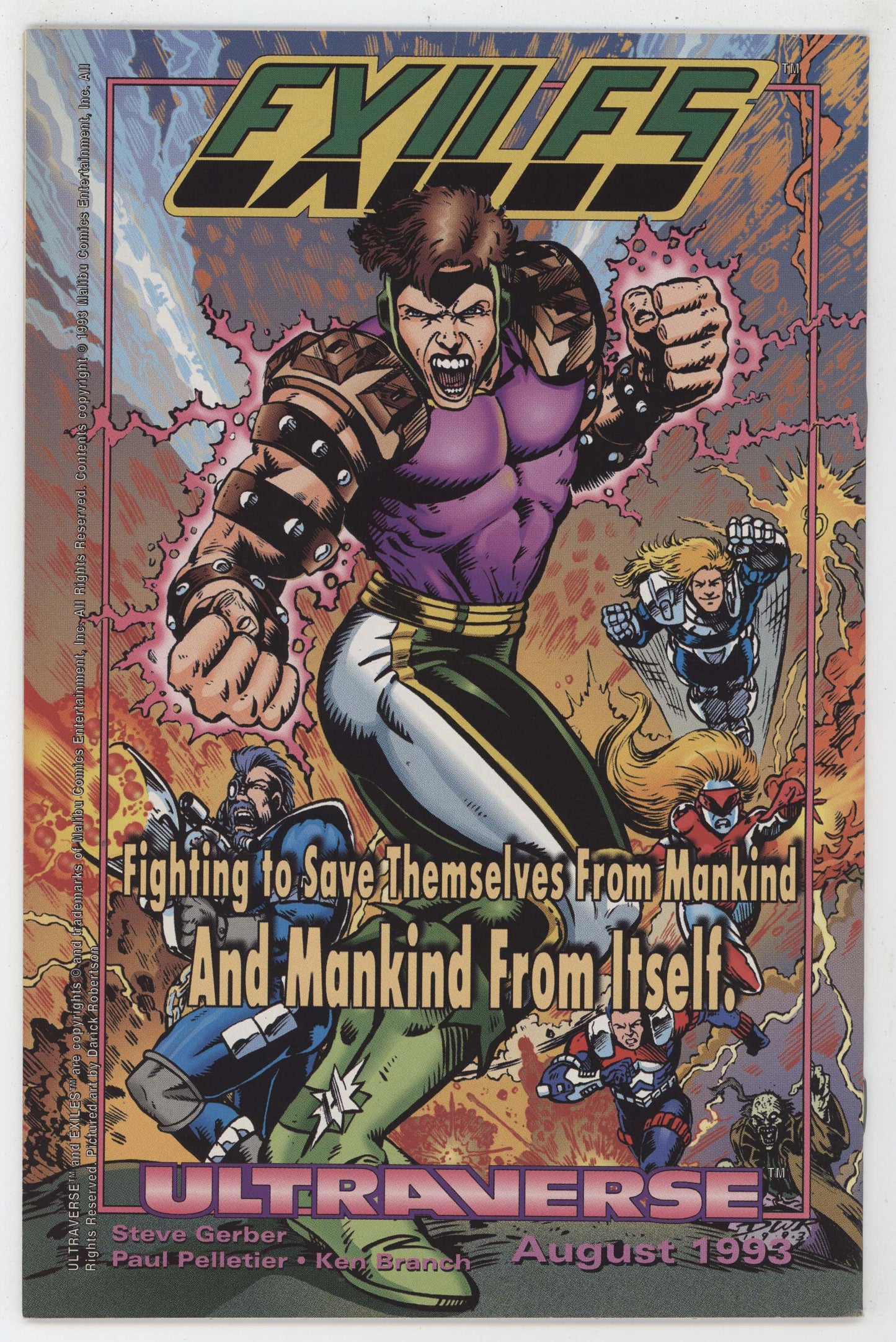 Malibu Sun 29 1993 NM- 9.2 Ultraverse Firearm Howard Chaykin