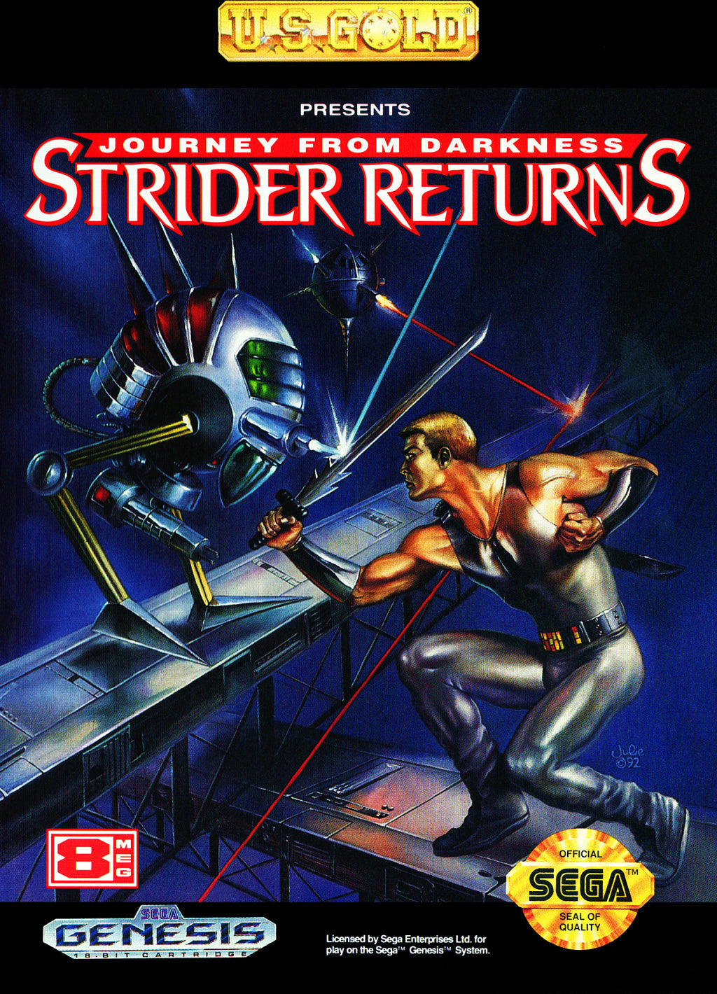 Strider Returns: Journey from Darkness (Sega Genesis)