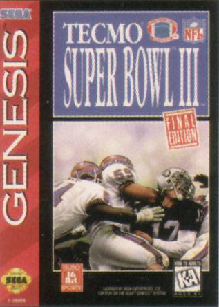 Tecmo Super Bowl III (Sega Genesis)