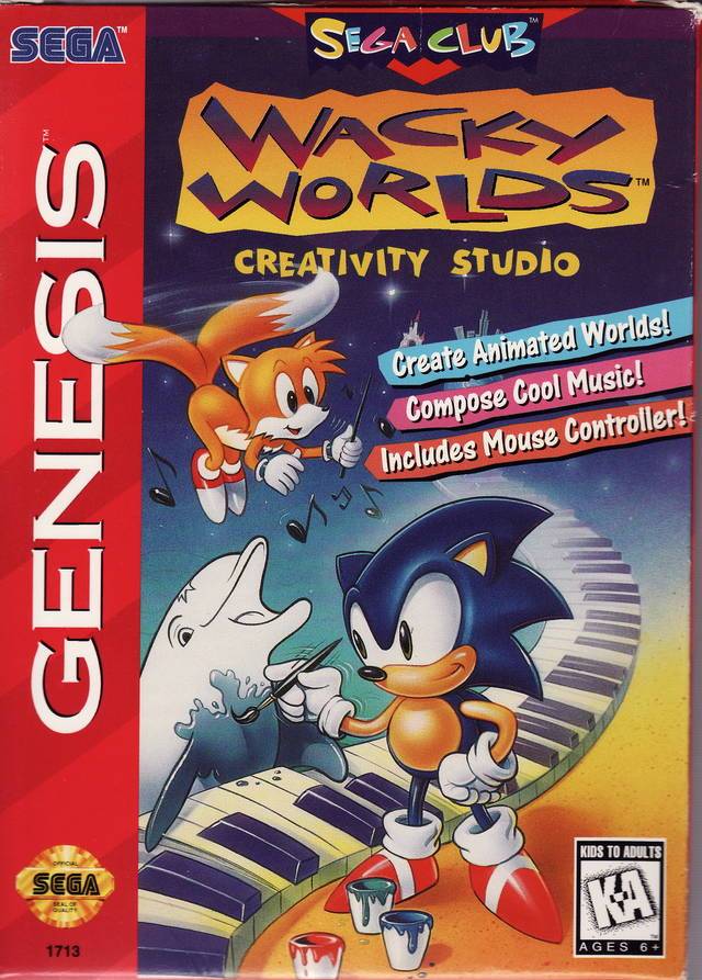 Wacky Worlds Creativity Studio (Sega Genesis)