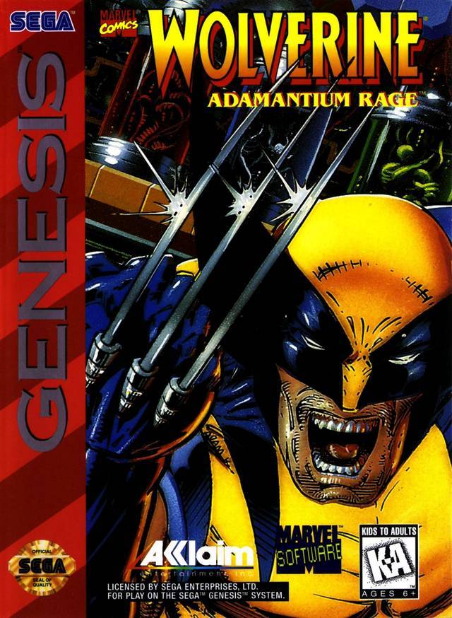 Wolverine Adamantium Rage (Sega Genesis)