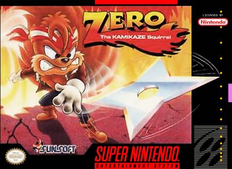 Zero the Kamikaze Squirrel (Super Nintendo)