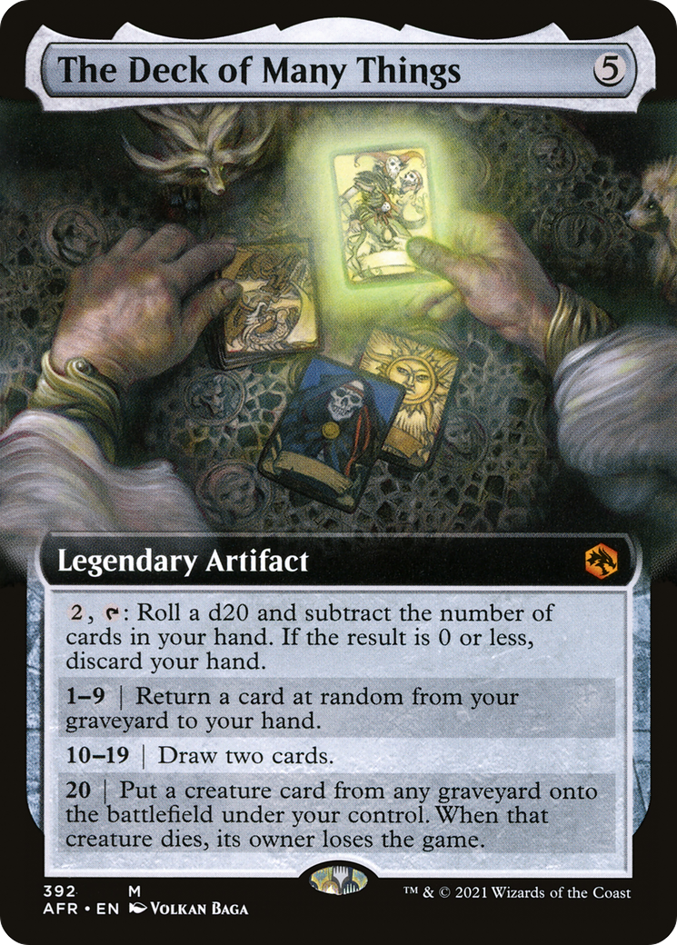 The Deck of Many Things (AFR-392) - Adventures in the Forgotten Realms: (Extended Art)