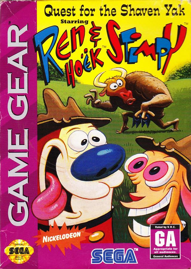 Ren and Stimpy Quest for the Shaven Yak (Sega Game Gear)