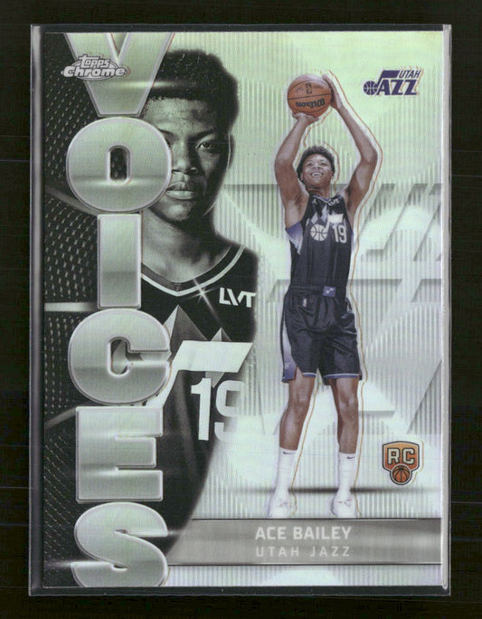 2025-26 Topps Chrome Voices Refractor Ace Bailey #VS-10 - Golden Apple Comics