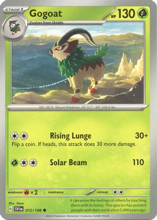 Gogoat 012/198 - SV01 Scarlet & Violet Base Set
