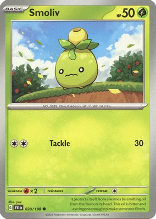 Smoliv 020/198 - SV01 Scarlet & Violet Base Set