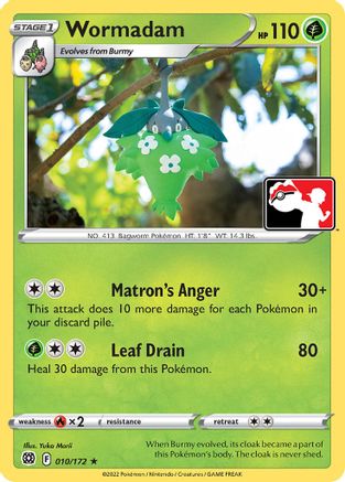 Wormadam () 010 - Prize Pack Series Cards