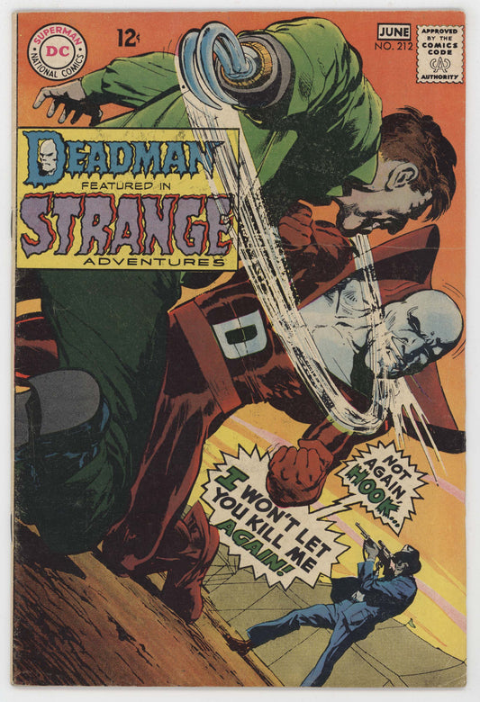 Strange Adventures 212 DC 1968 VG FN Neal Adams Deadman Hook