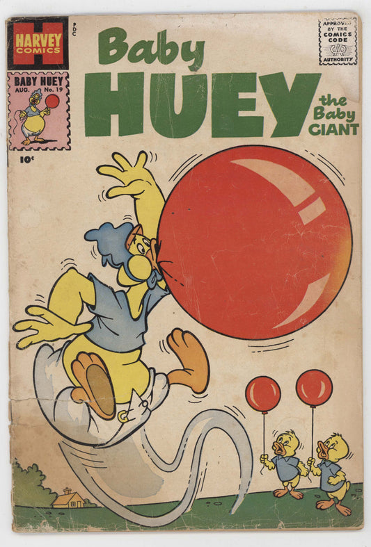 Baby Huey The Baby Giant 19 Harvey 1959 GD Marty Taras Balloon