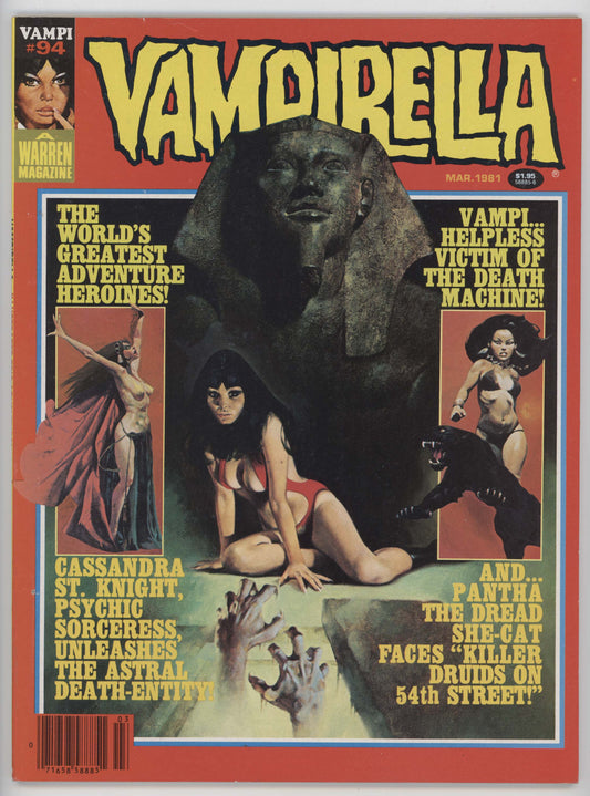 Vampirella 94 Warren 1981 VF Enrich Torres GGA Magazine