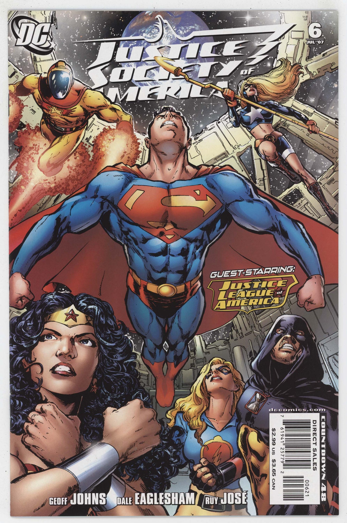 Justice Society Of America 6 B DC 2007 NM 1:10 Phil Jimenez Variant