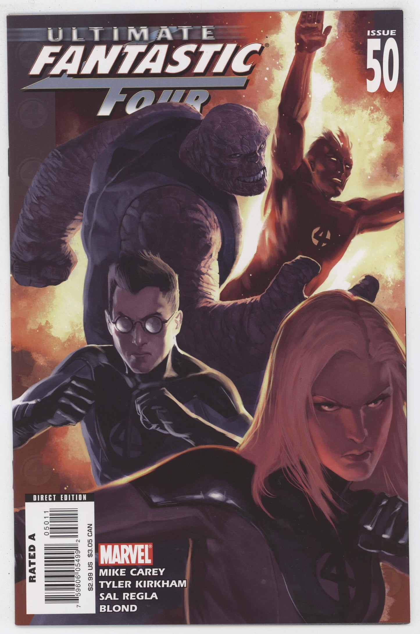 Ultimate Fantastic Four 50 Marvel 2008 NM- 9.2 Marko Djurdjevic Mike Carey