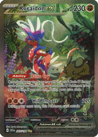 Koraidon ex 247/198 - SV01 Scarlet & Violet Base Set Holofoil