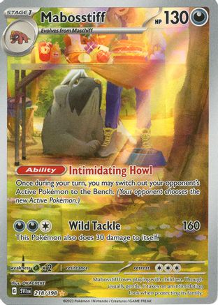 Mabosstiff 218/198 - SV01 Scarlet & Violet Base Set Holofoil